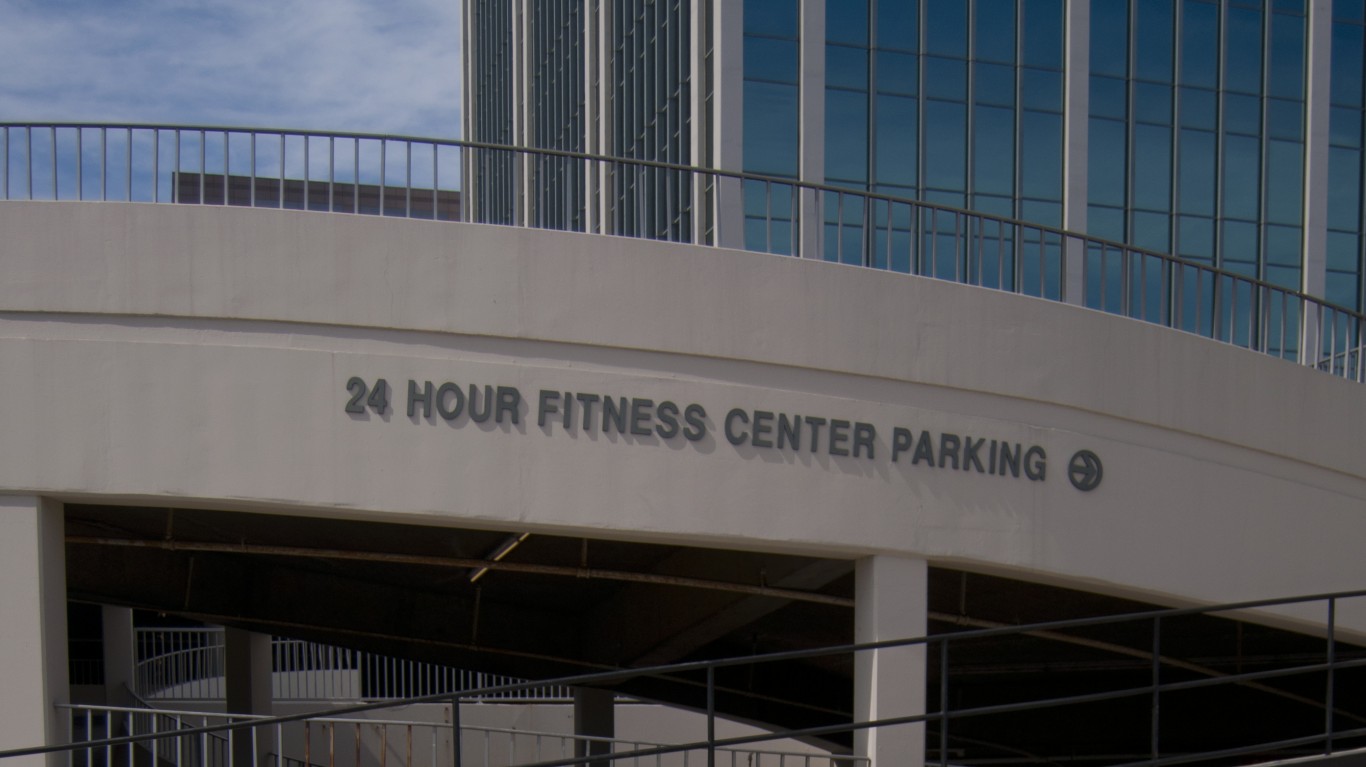 24 Hour Fitness Center Parking by Ian T. McFarland