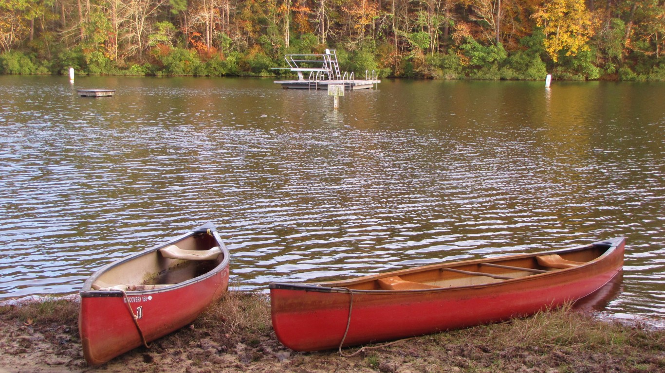 Two Canoes by Gerry Dincher