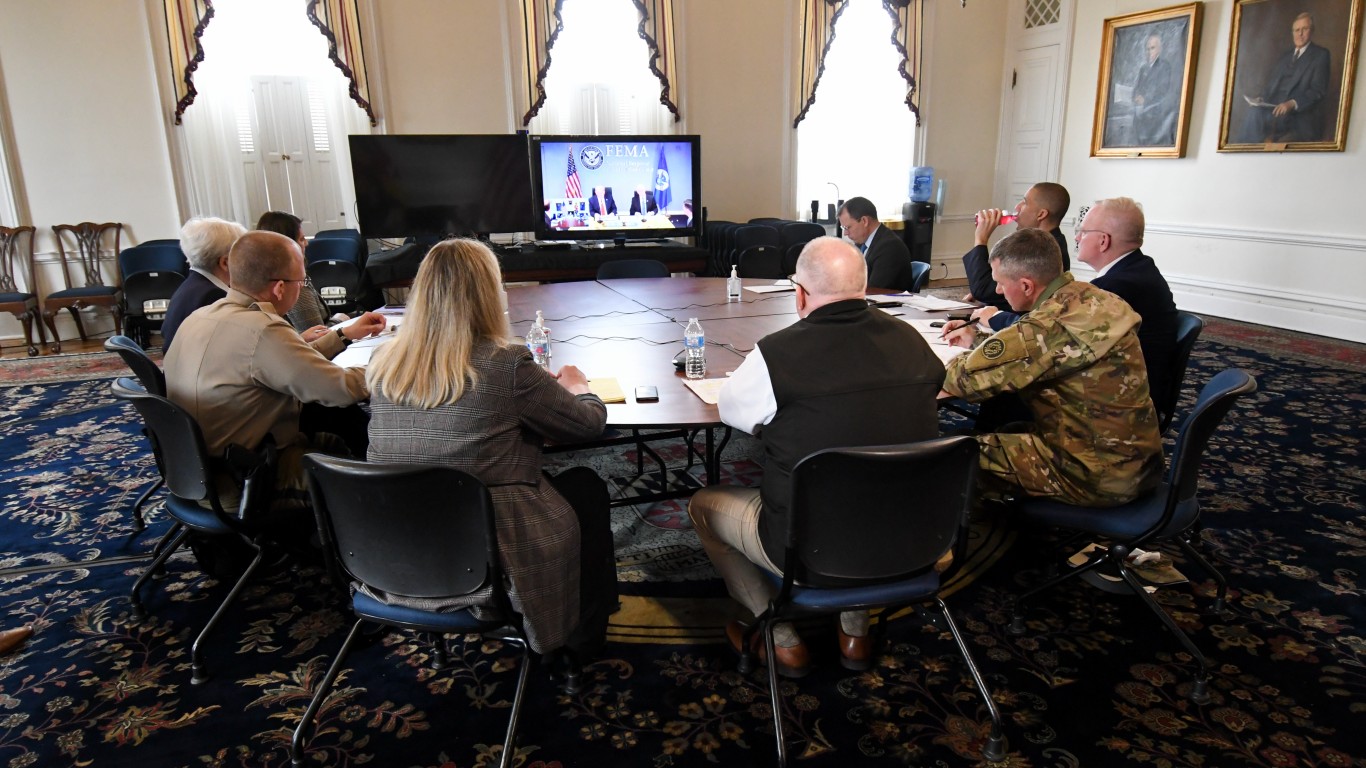 Coronavirus Conference Call by Maryland GovPics