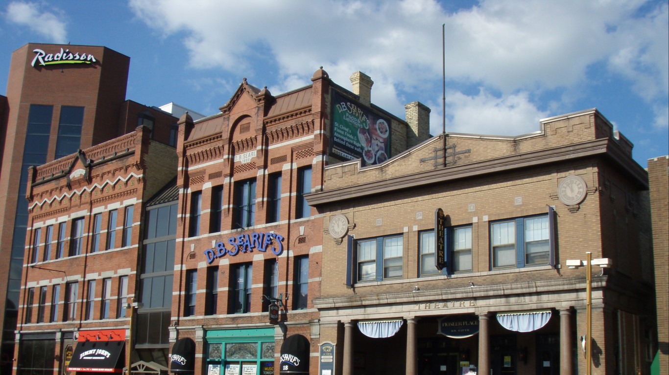 Downtown St. Cloud, Minnesota by GPA Photo Archive