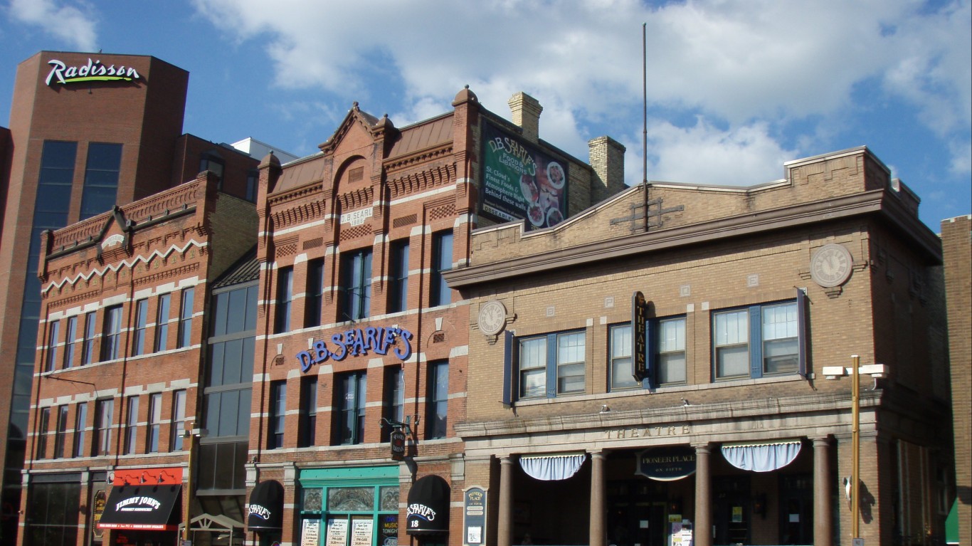 Downtown St. Cloud, Minnesota by GPA Photo Archive