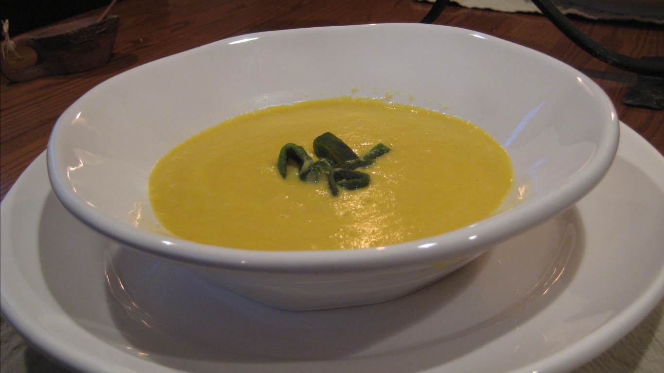 Poblano Corn Bisque by Todd Van Hoosear