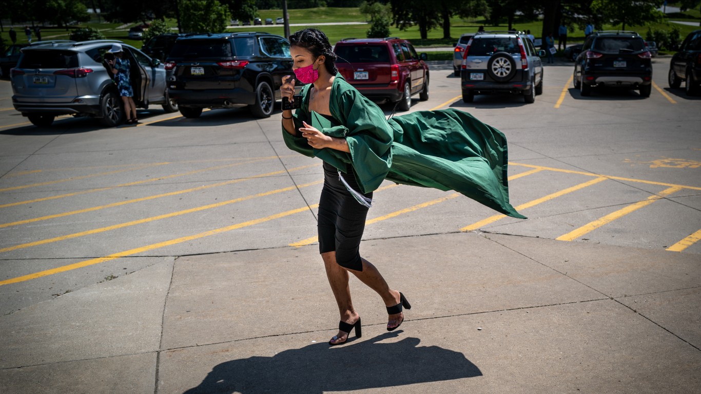 Graduation Day at North High by Phil Roeder