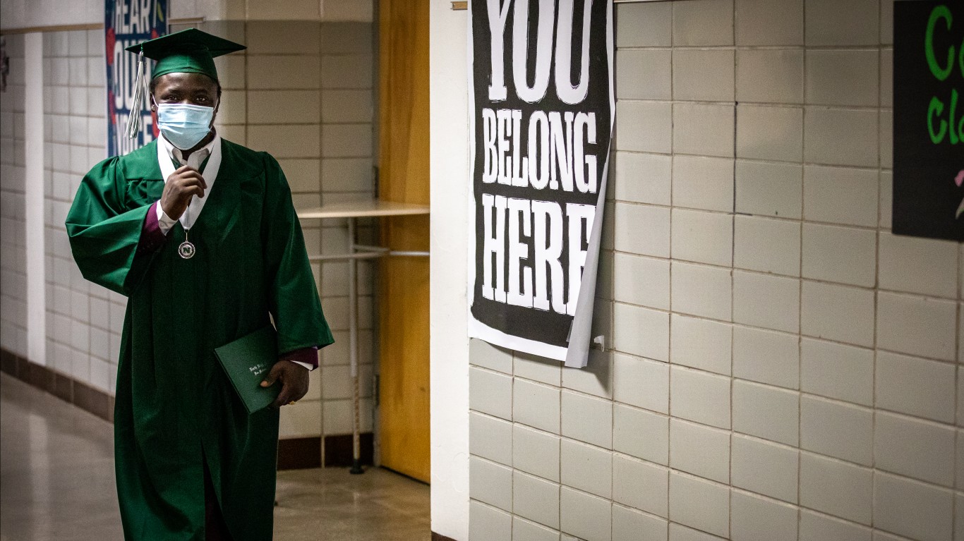 Graduation Day at North High by Phil Roeder