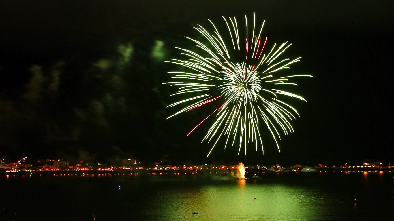 Juneau Fireworks by Joseph