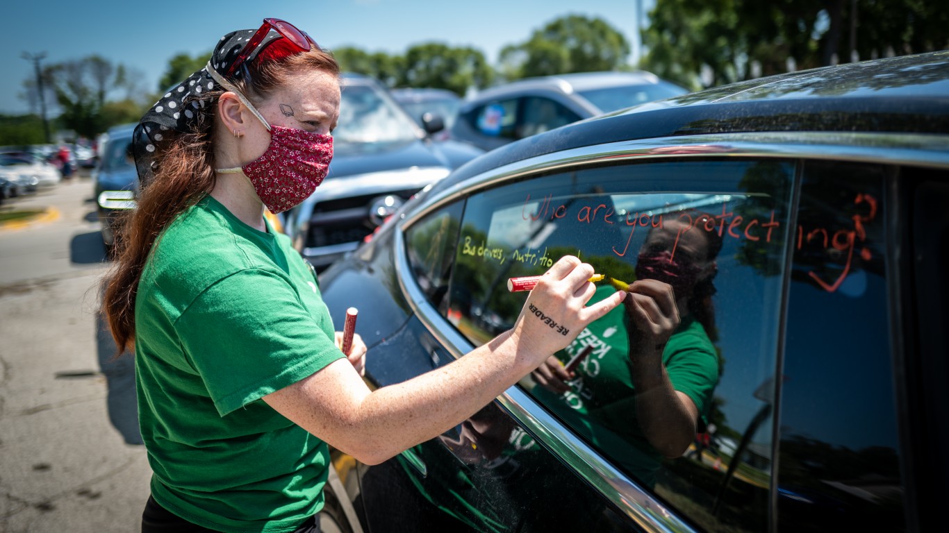 Iowa Teachers Drive for Lives by Phil Roeder