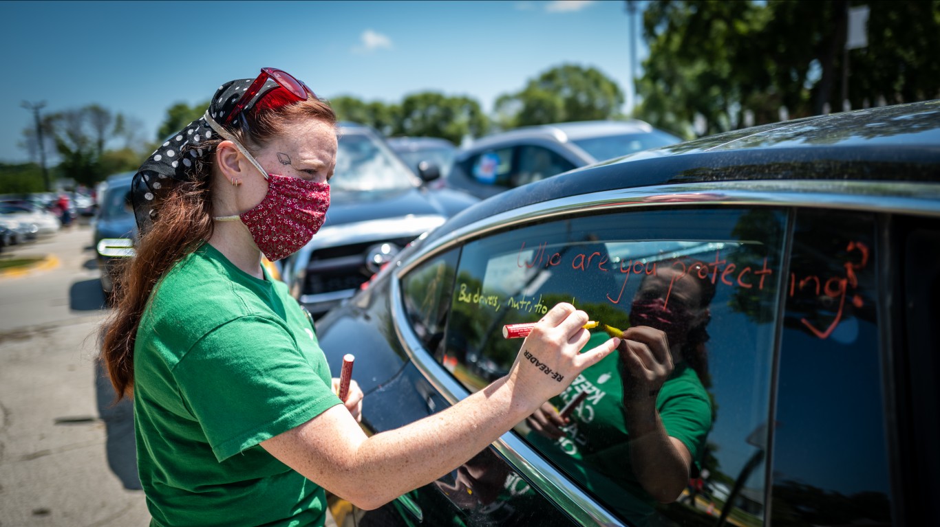 Iowa Teachers Drive for Lives by Phil Roeder