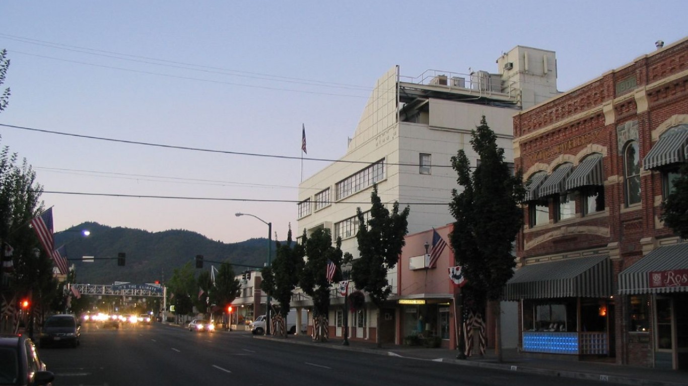 Downtown Grants Pass, Oregon by Ken Lund