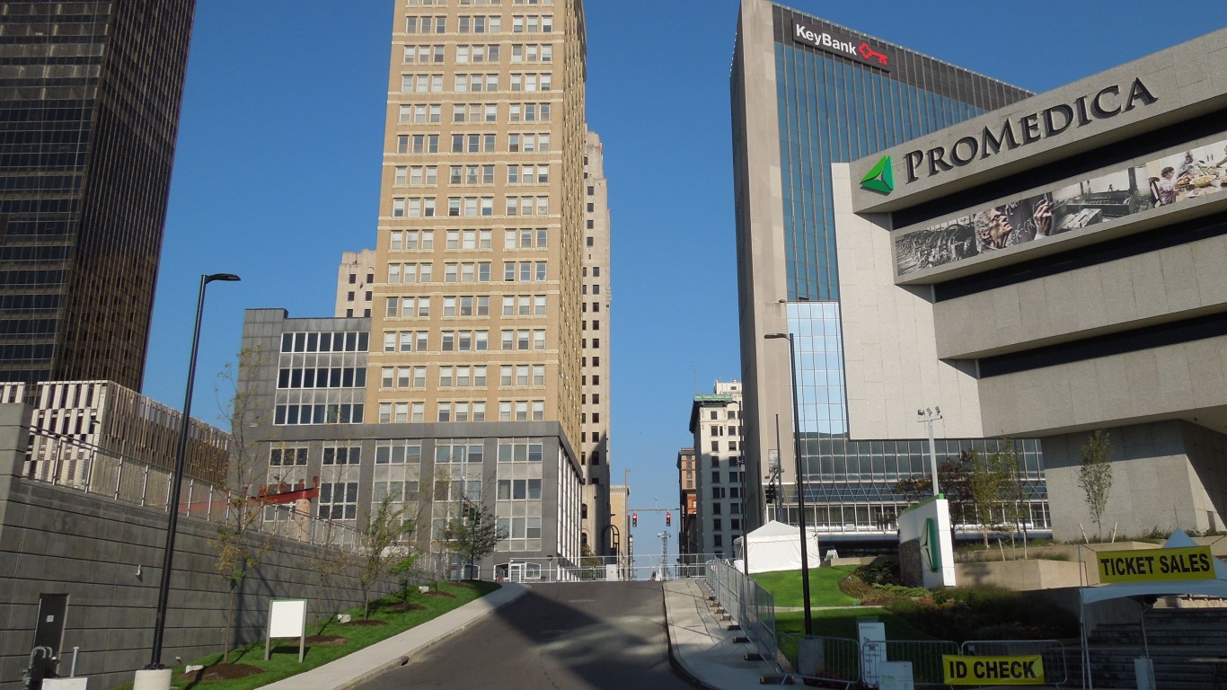 Part of downtown Toledo, Ohio by Counselman Collection