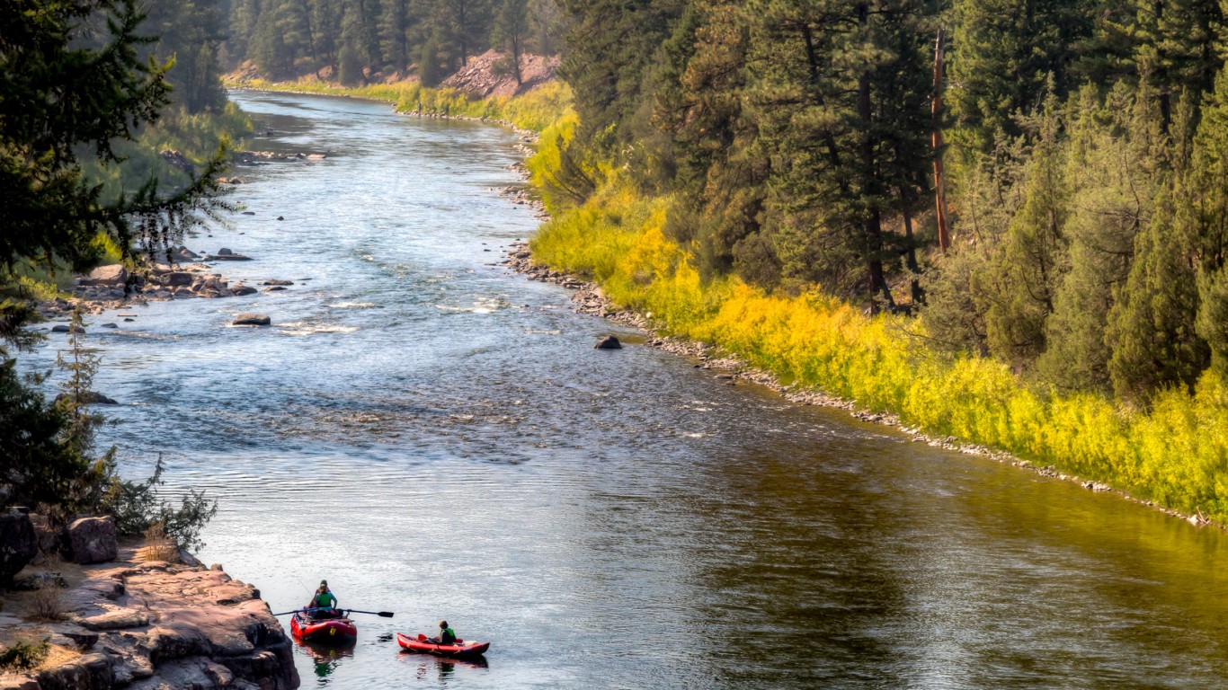 Blackfoot River in Missoula, M... by Bureau of Land Management