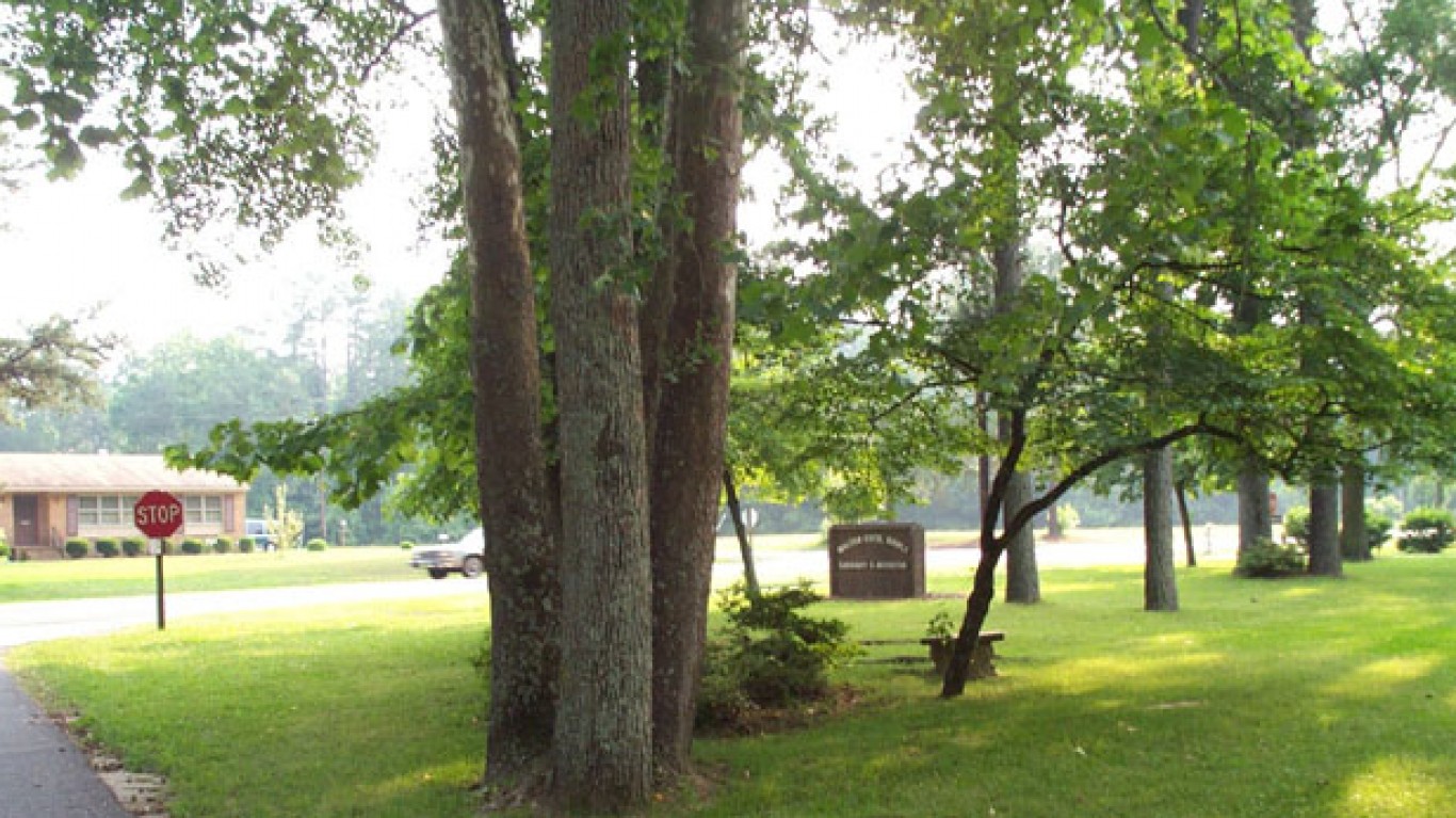 Rawls Library Yard by Taber Andrew Bain