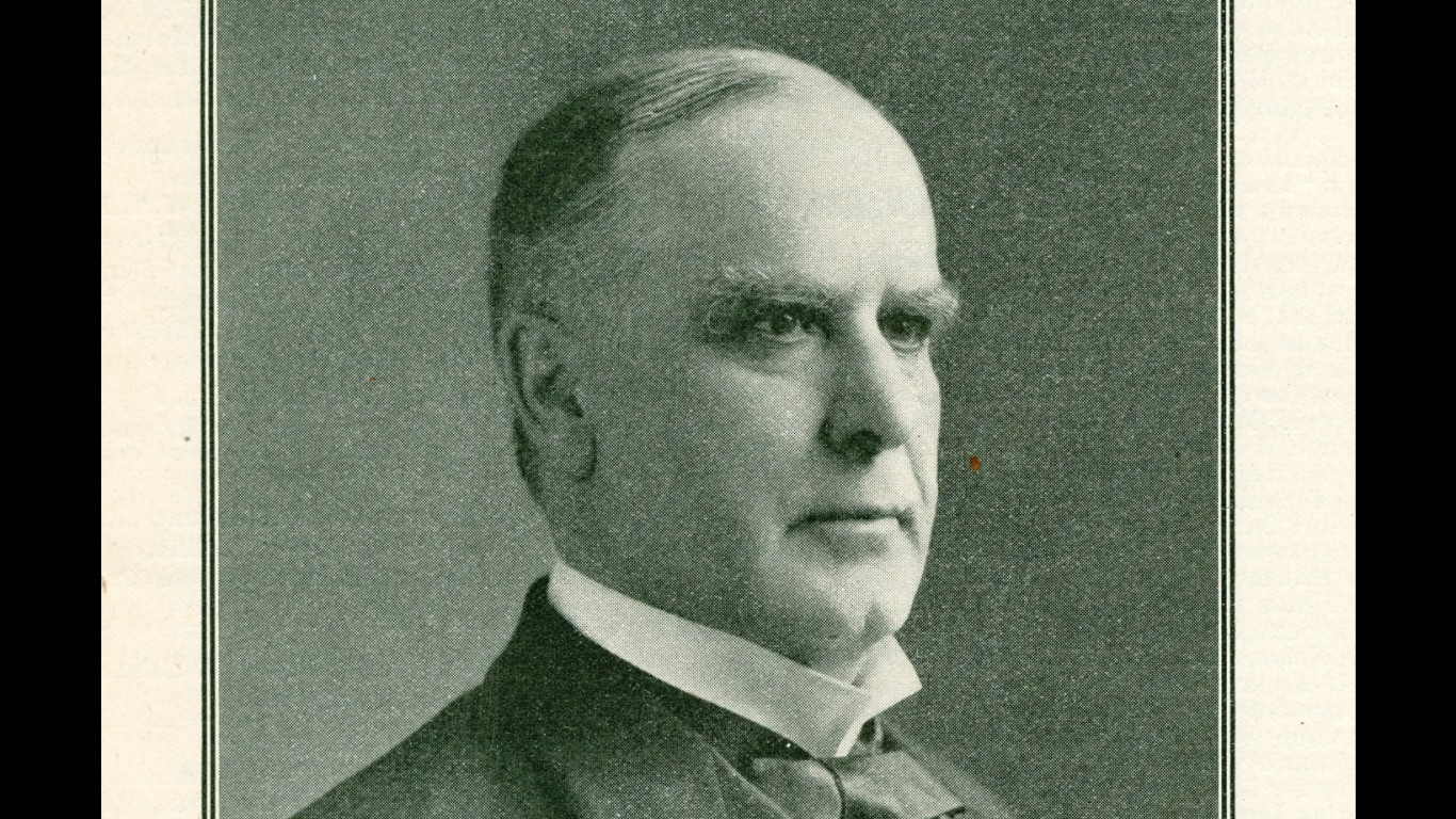 William McKinley (1843-1901) by Political Graveyard