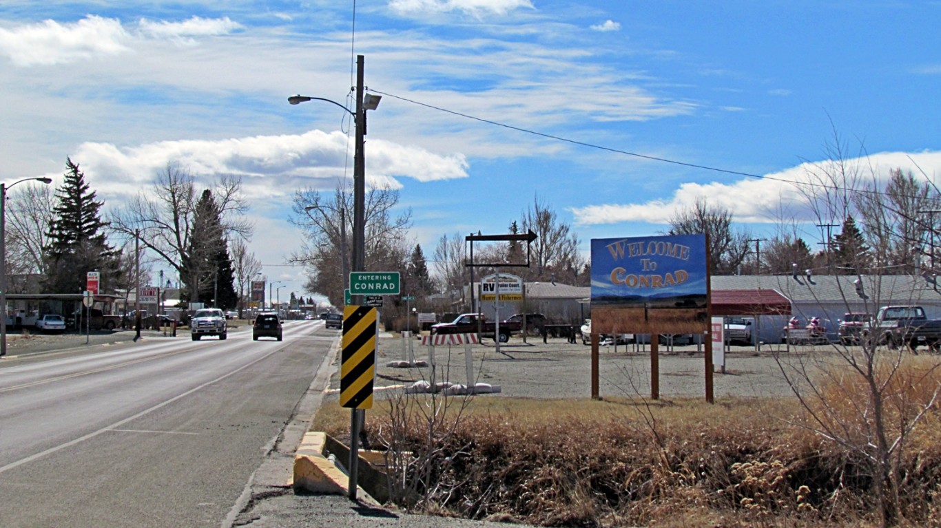 Conrad, Montana looking South by 5of7