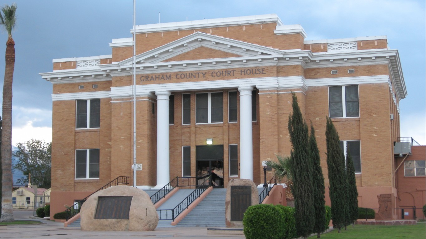 Graham County Courthouse, Saff... by Ken Lund