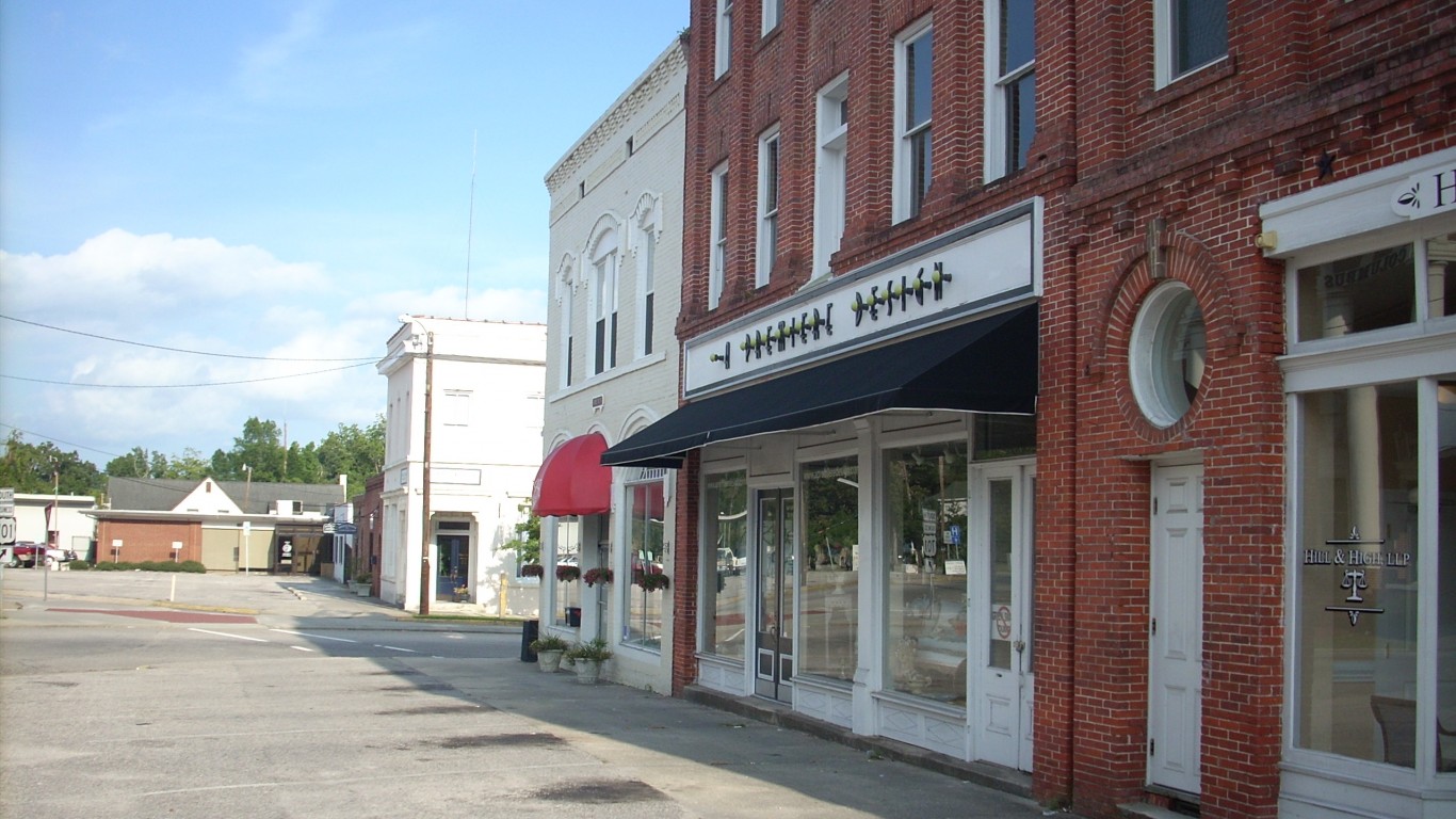 Downtown Whiteville by Gerry Dincher