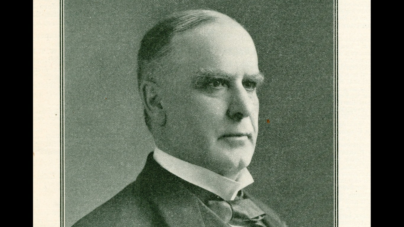 William McKinley (1843-1901) by Political Graveyard