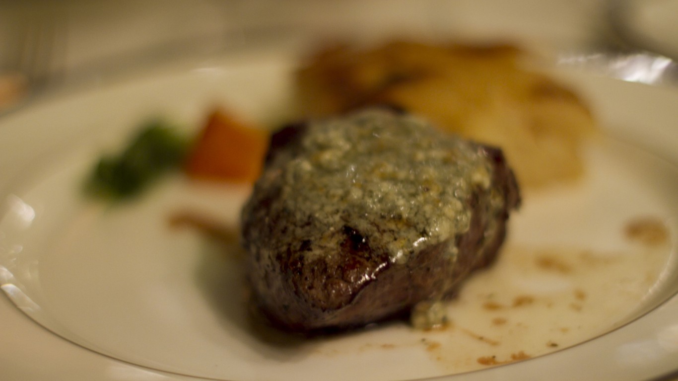 Steak from Pacific Dining Car by Frederick Dennstedt