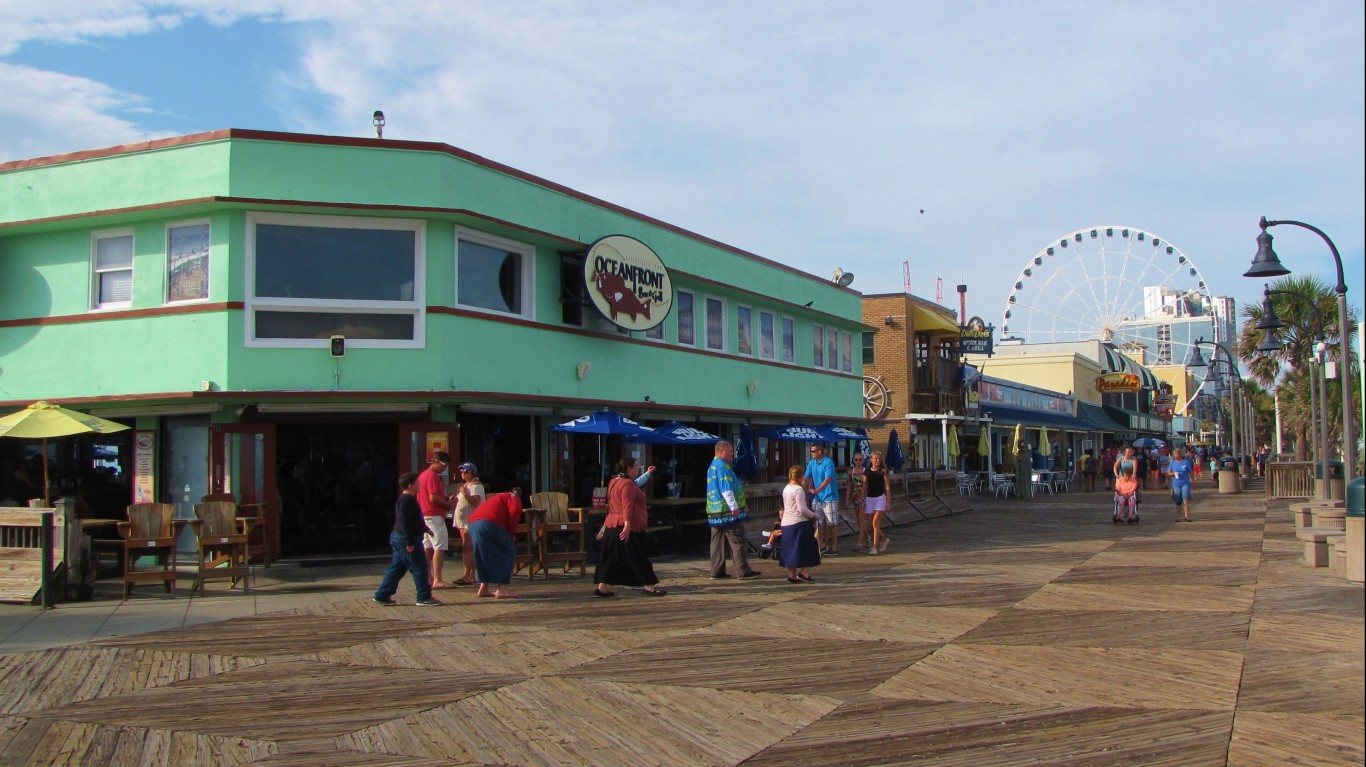 Myrtle Beach Boardwalk by Gerry Dincher