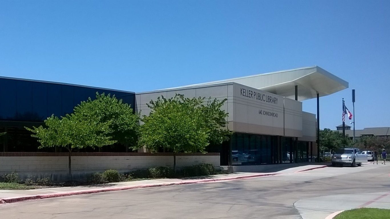 Keller Public Library, Keller Texas by 1958publius