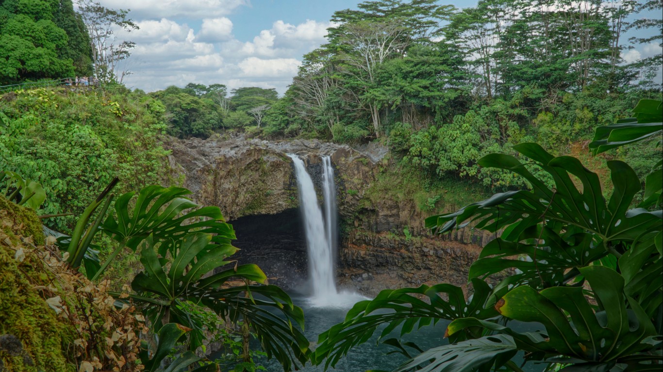 Rainbow Falls Hilo Hawaii by Eric Tessmer