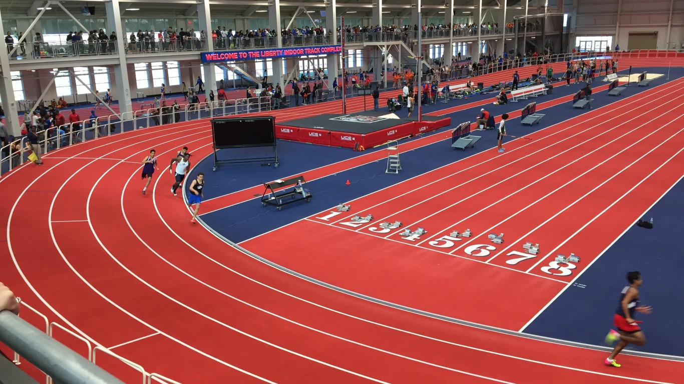 Liberty University track, Lynchburg, VA by chucka_nc