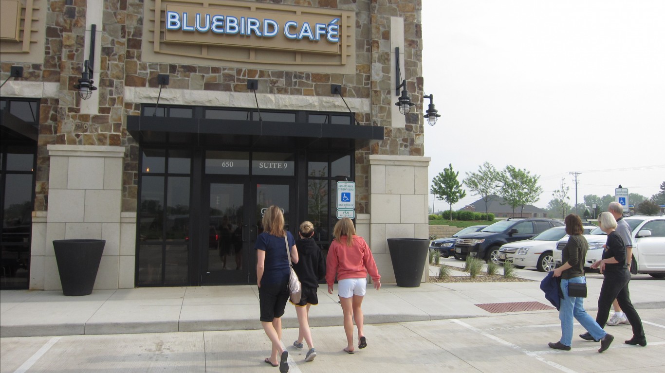 Bluebird Cafe, North Liberty, ... by Alan Light