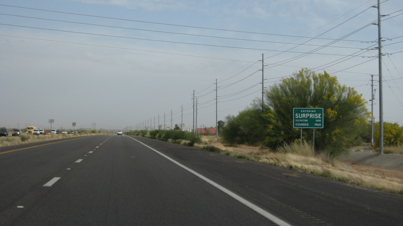 Entering Surprise, Arizona by Ken Lund