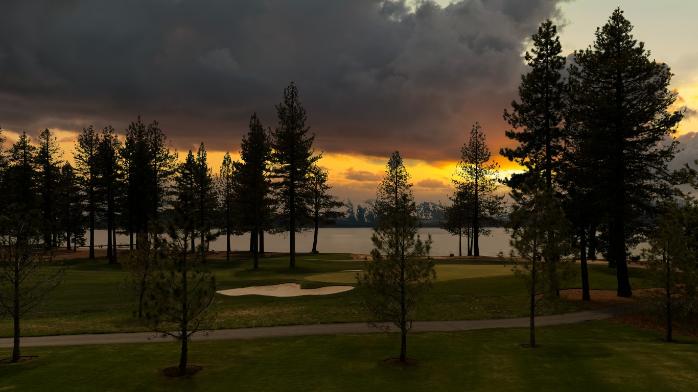 Lake Tahoe at Sunset by G Yancy