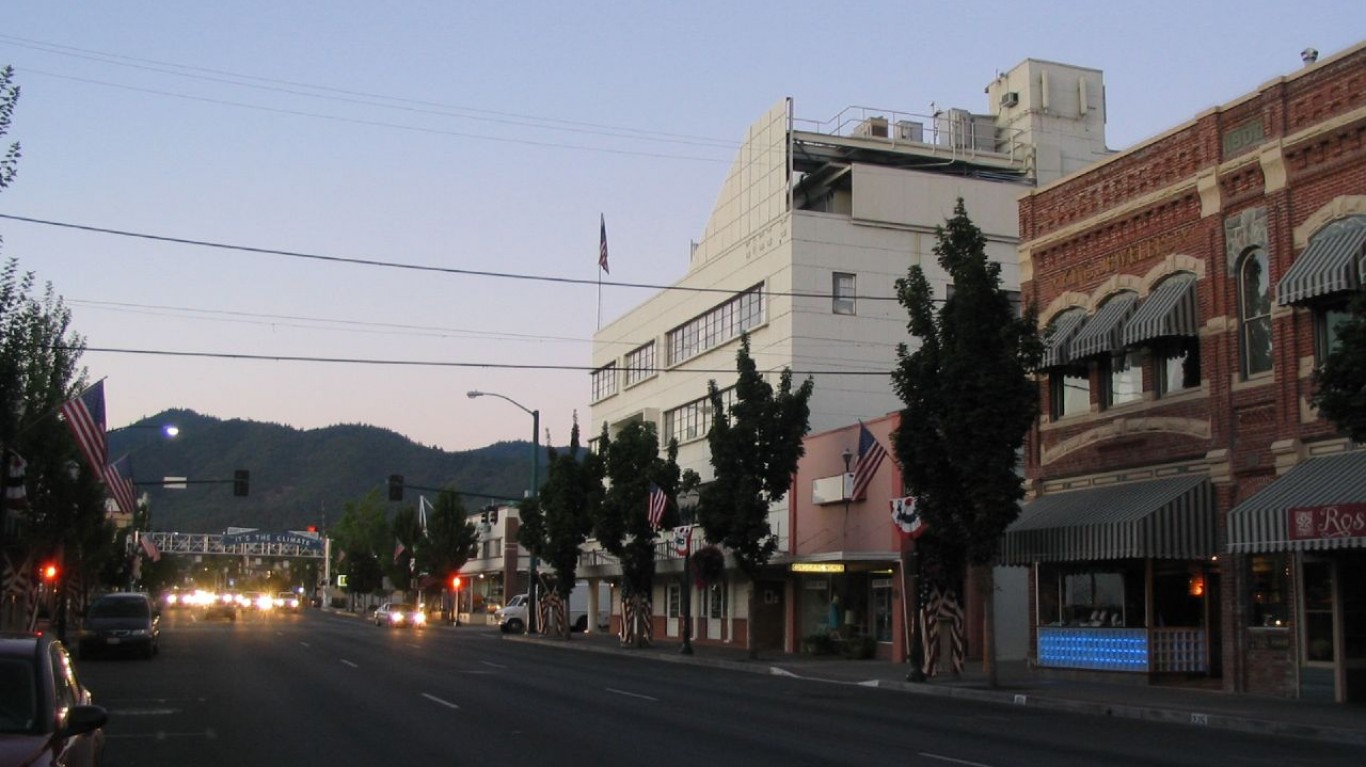 Downtown Grants Pass, Oregon by Ken Lund