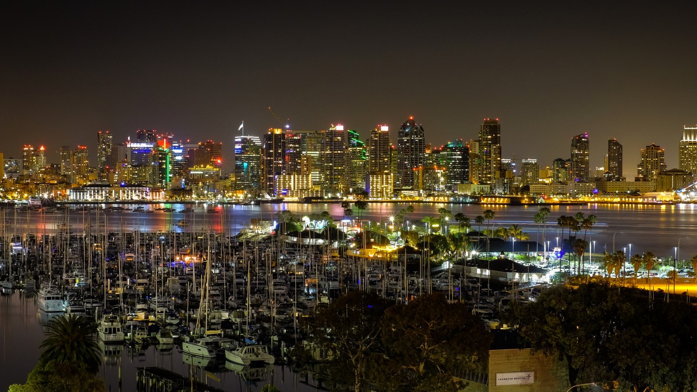 San Diego Skyline by a.canvas.of.light