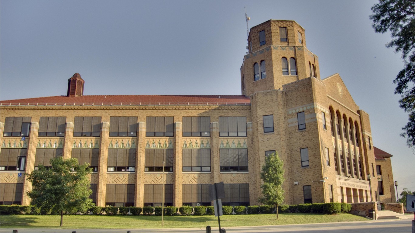 Maine East High School by BWChicago