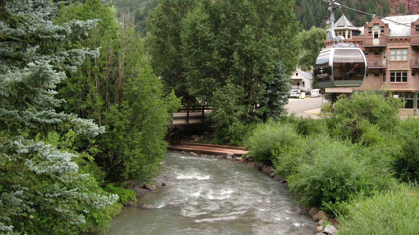 San Miguel River, Telluride, C... by Ken Lund