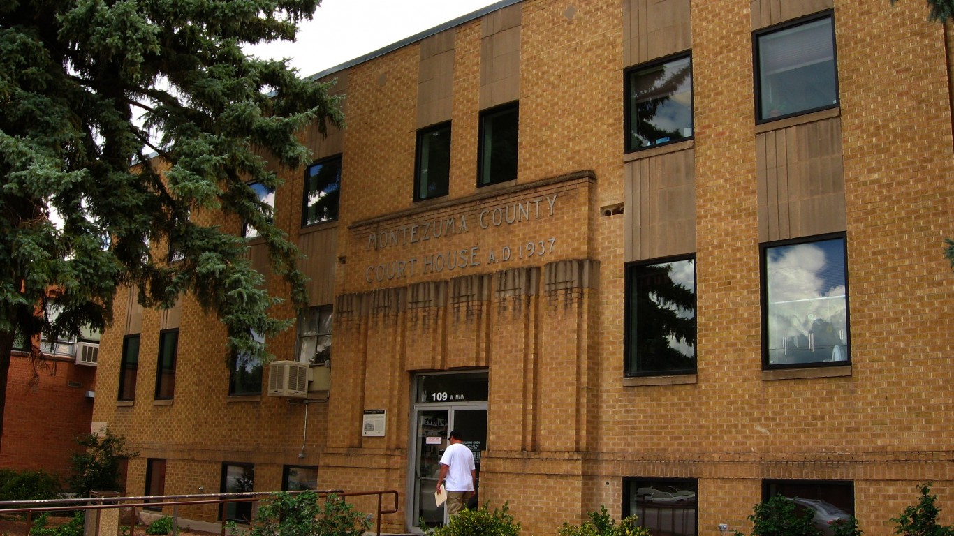 Montezuma County Courthouse, C... by Ken Lund