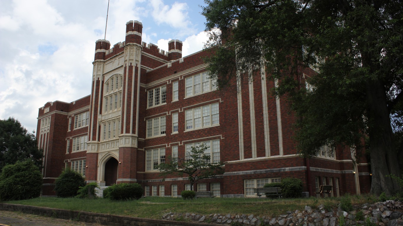 Old Hot Springs High School by Nicolas Henderson