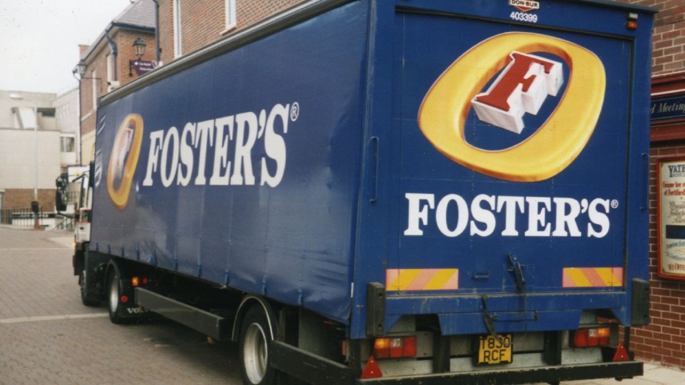 Foster&#039;s lager delivery lorry by Ben Sutherland