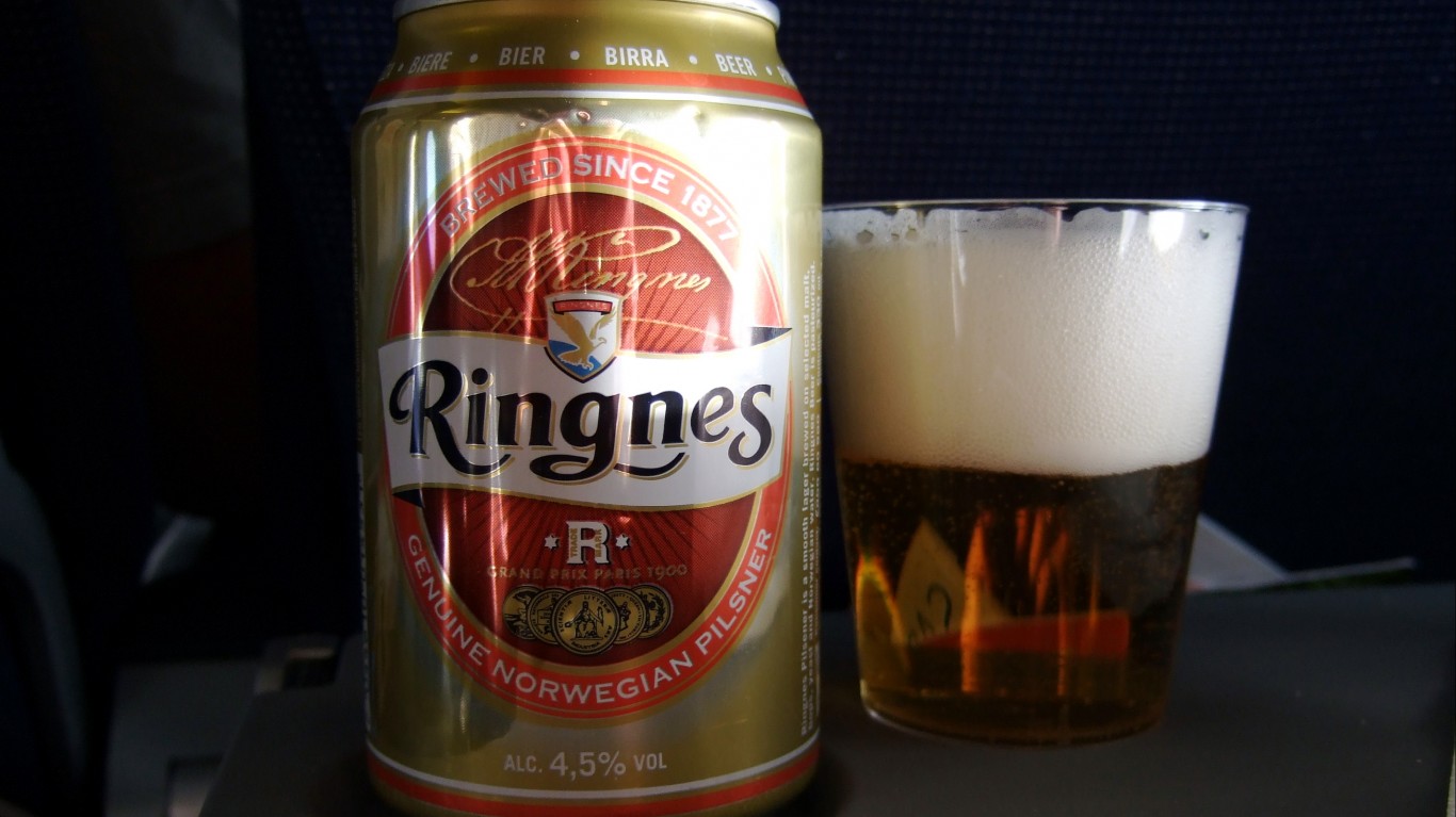 Ringnes pilsner by James Cridland