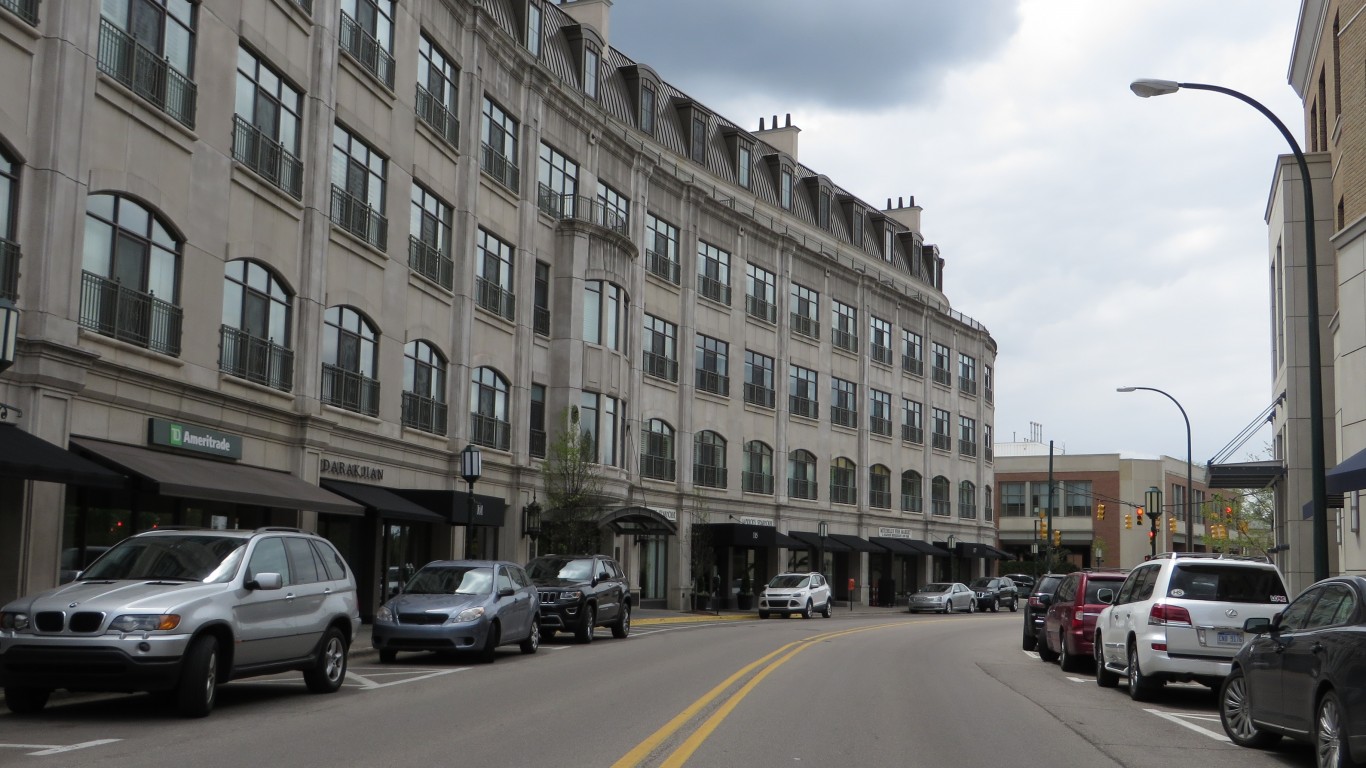 Downtown Birmingham, Michigan by Ken Lund