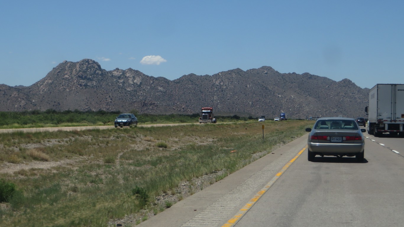 Interstate 10, Hudspeth County... by Ken Lund