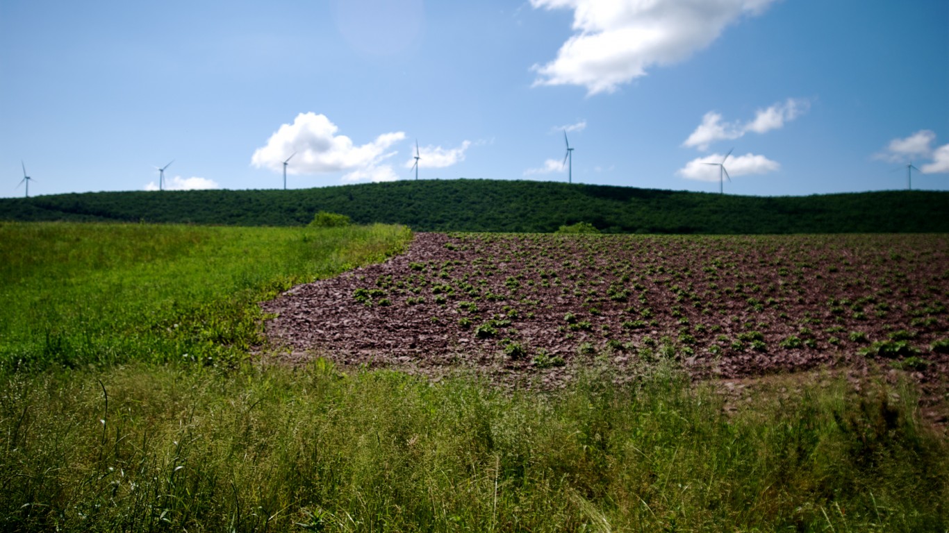 Windmills near Mahanoy City PA... by Otto Phokus