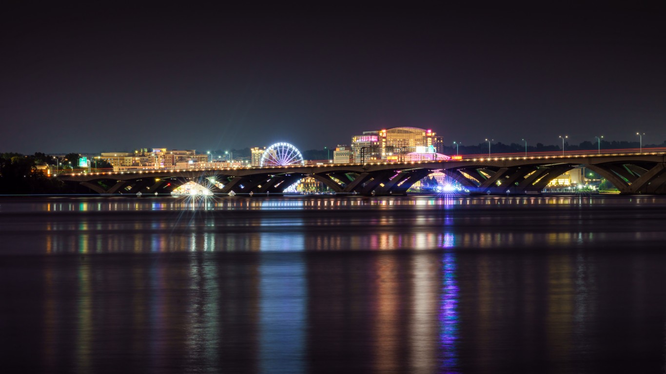 Wilson Bridge and National Har... by John Brighenti