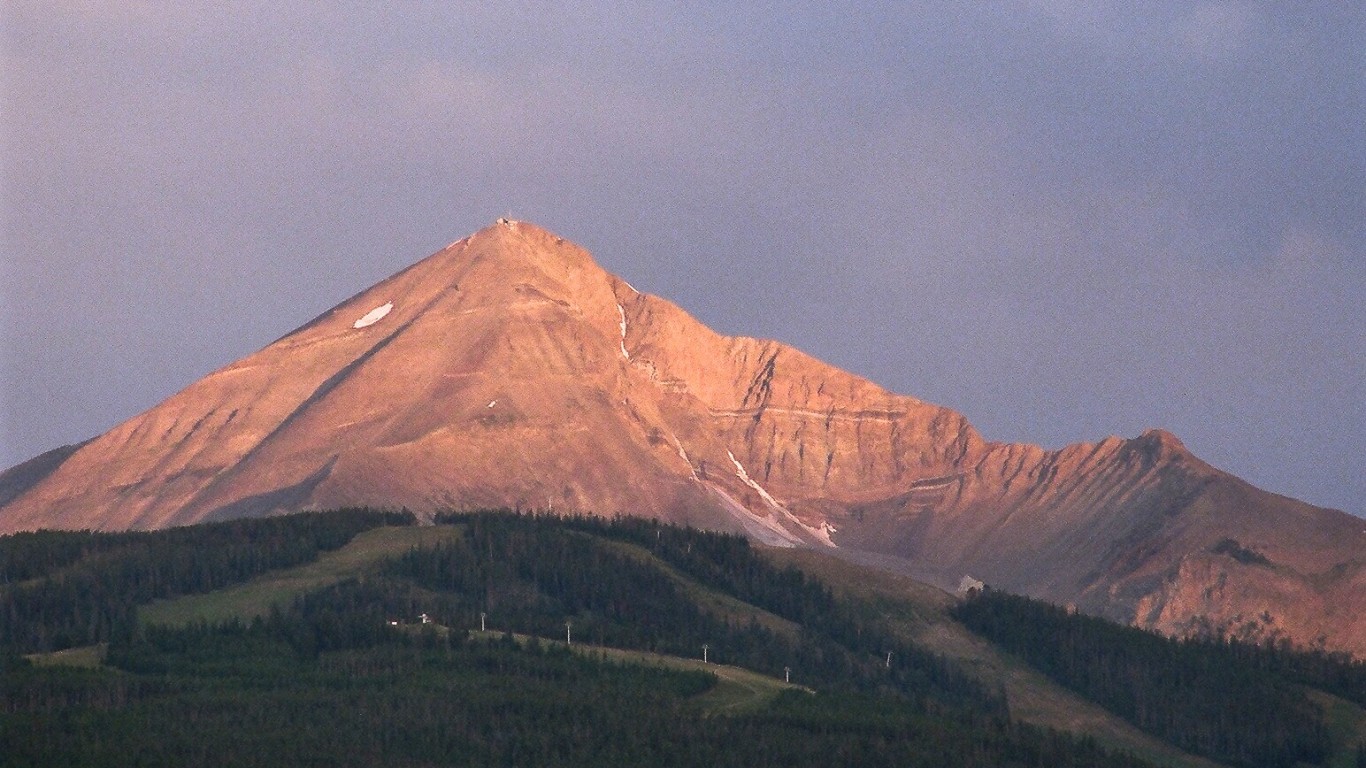 Lone Peak @ Big Sky, MT by Kirk Olson