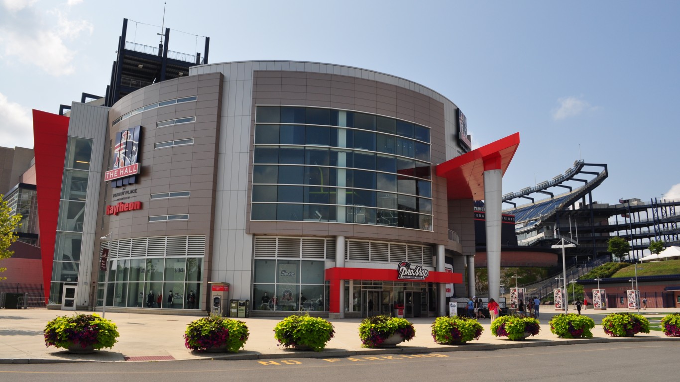 Gillette stadium, PATRIOTS by ERIC SALARD