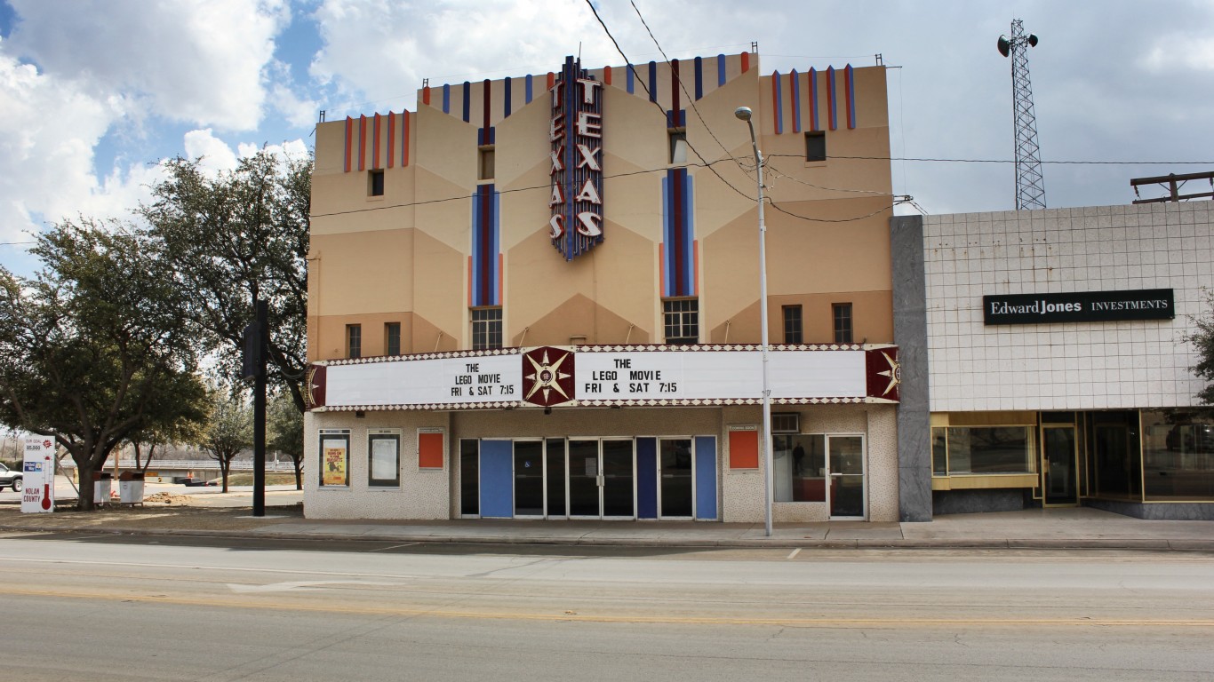 Texas Theater, Sweetwater, Tex... by Nicolas Henderson