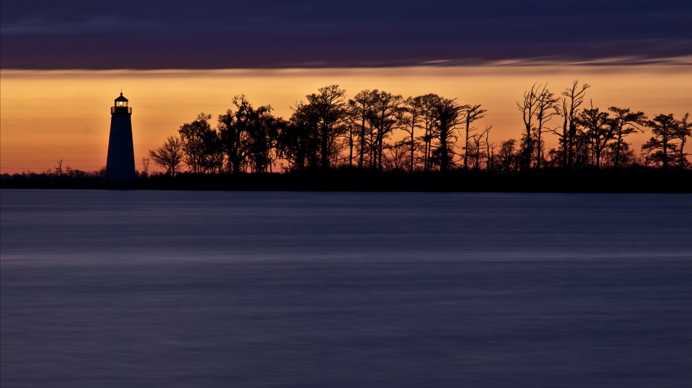 Madisonville Lighthouse by Edd Prince