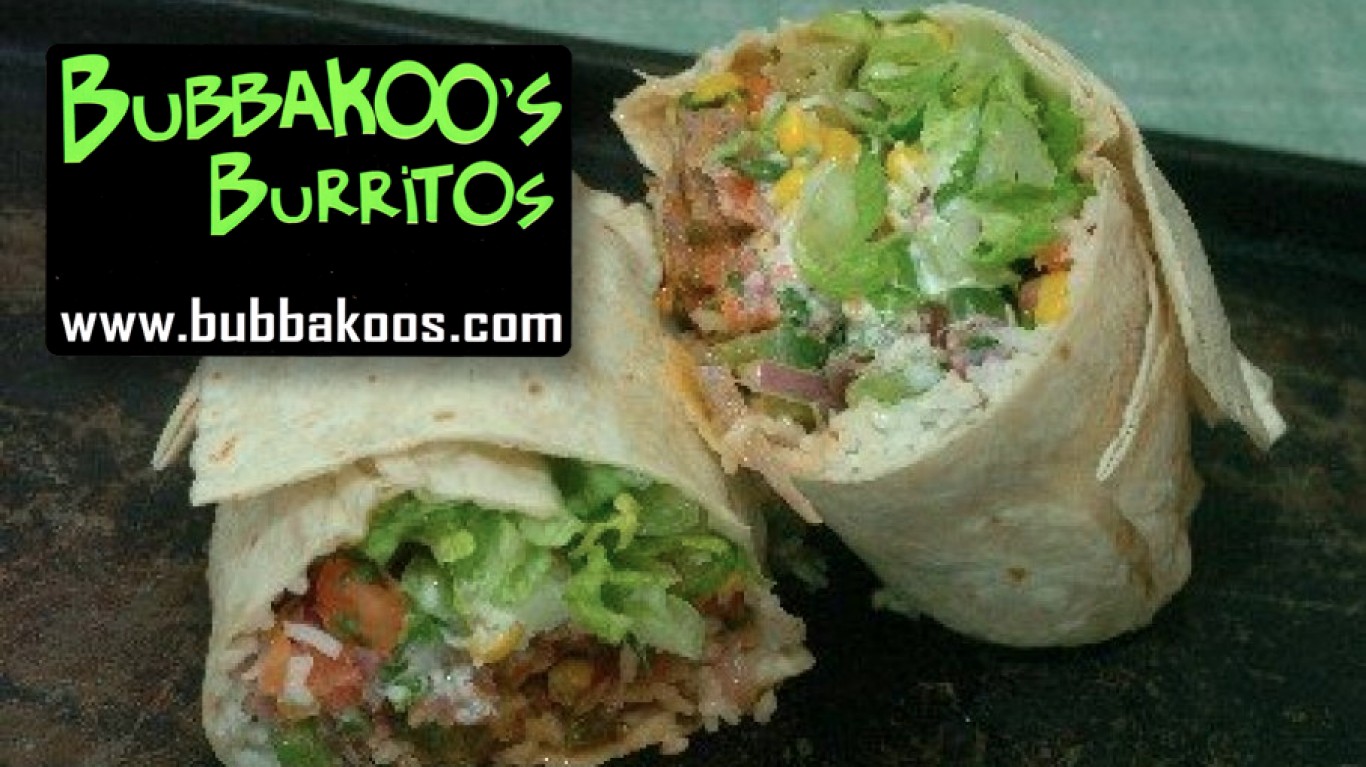 Bubbakoo&#039;s Burrito&#039;s Stickers by StickerGiant Custom Stickers &amp; Labels