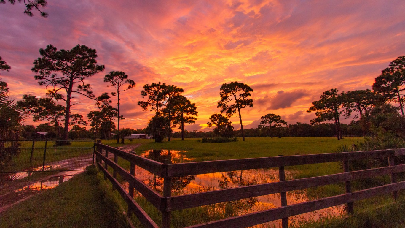 Sunset in Melbourne, Florida, ... by Michael Seeley