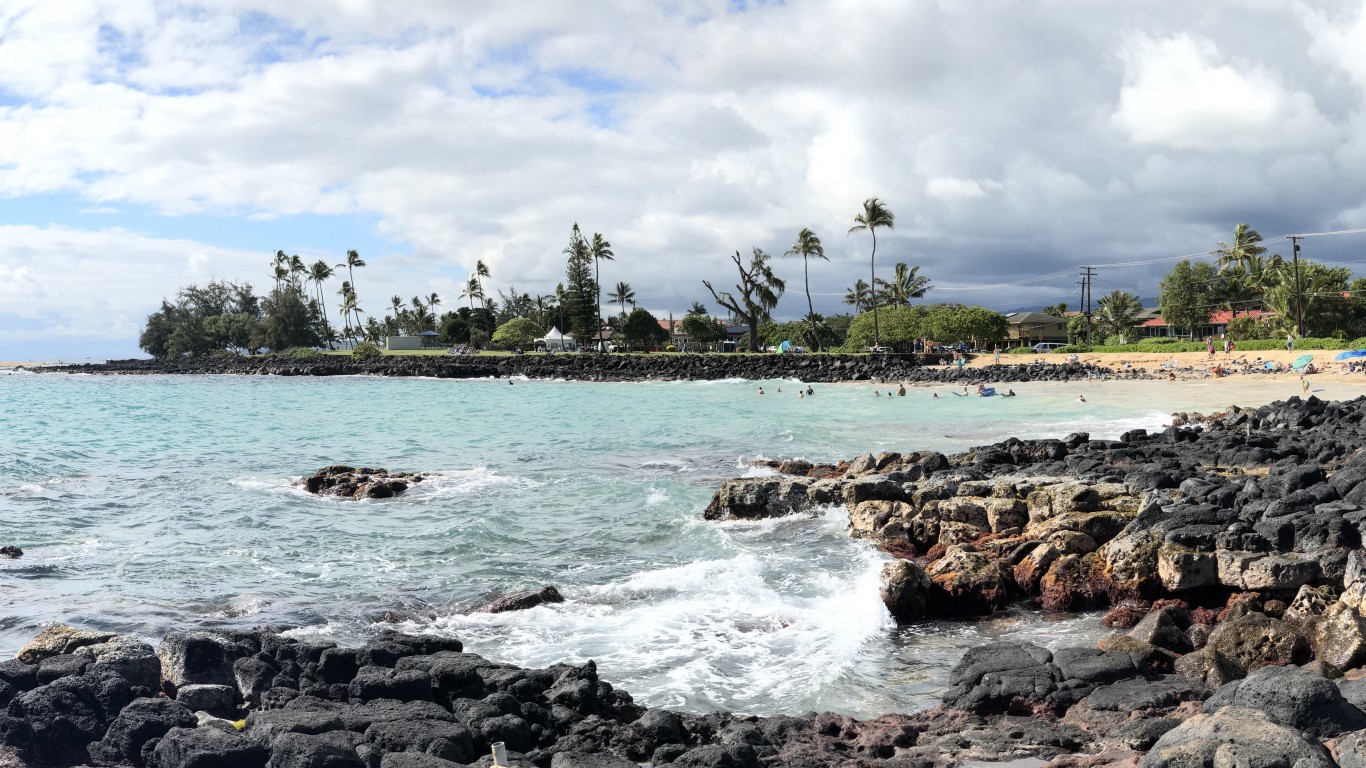 Poipu Beach by Kris Arnold