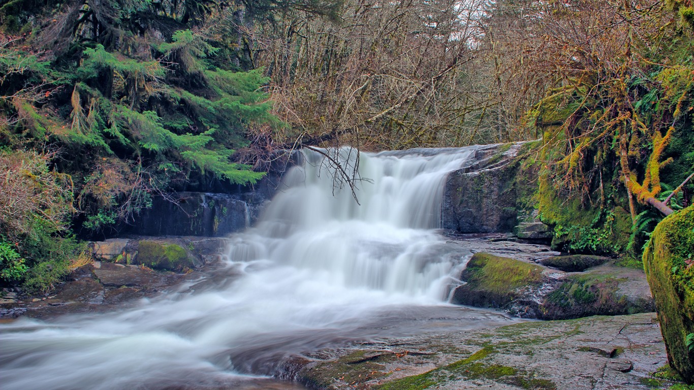 Alsea Falls Benton County, Or... by Kirt Edblom