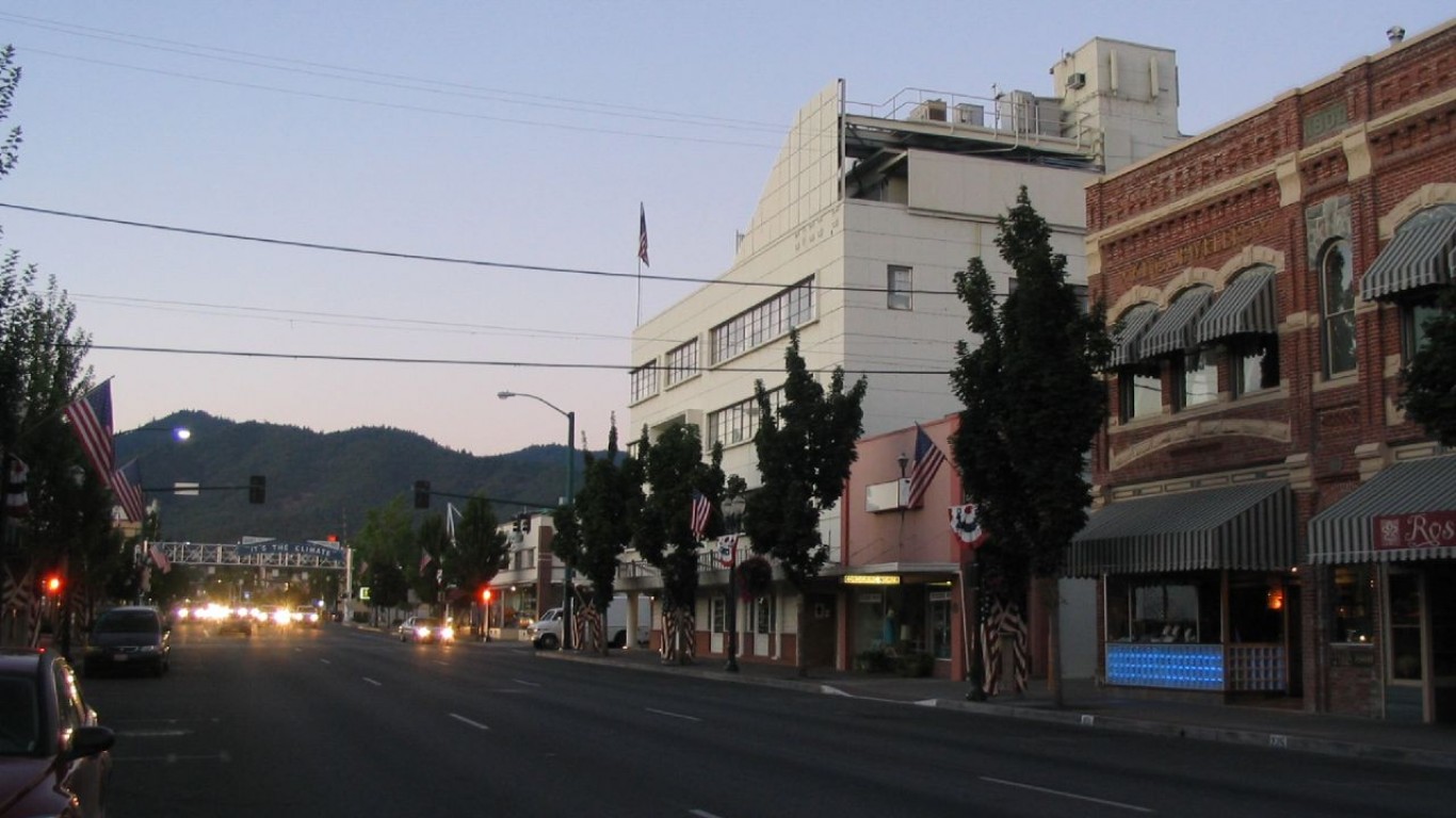 Downtown Grants Pass, Oregon by Ken Lund