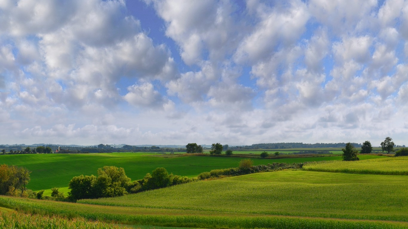 Dane County Wisconsin farm lan... by Richard Hurd